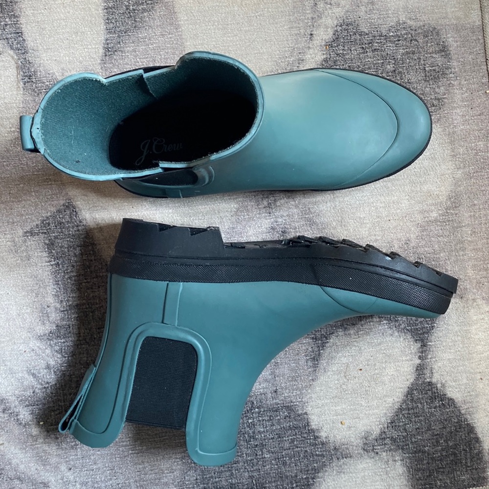 JCrew rain boots size 9